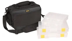 Spro Tackle Bag 30 X 23 X 17cm (incl. 4 Boxen) -Velo Feuer Verkäufe 137a17e134a57c02