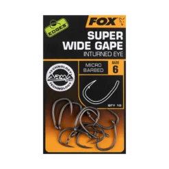 Fox Edges Armapoint Super Wide Gape Inturned Eye Karper Haak #4 (10 Stuks) -Velo Feuer Verkäufe 25f032a97d9a0603