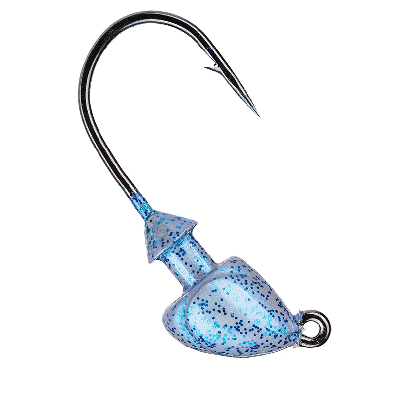 Strike King Baby Squadron Swimbait Jig Head 8,8gr Blue Glimmer (3 Stuks) 1 Strike King Baby Squadron Swimbait Jig Head 8,8gr Blue Glimmer (3 Stuks)