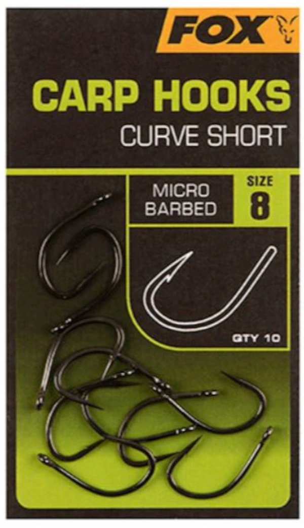Fox Carp Hooks Curve Shank Short #2 1 Fox Carp Hooks Curve Shank Short #2