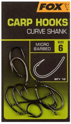 Fox Carp Hooks Curve Shank #2
