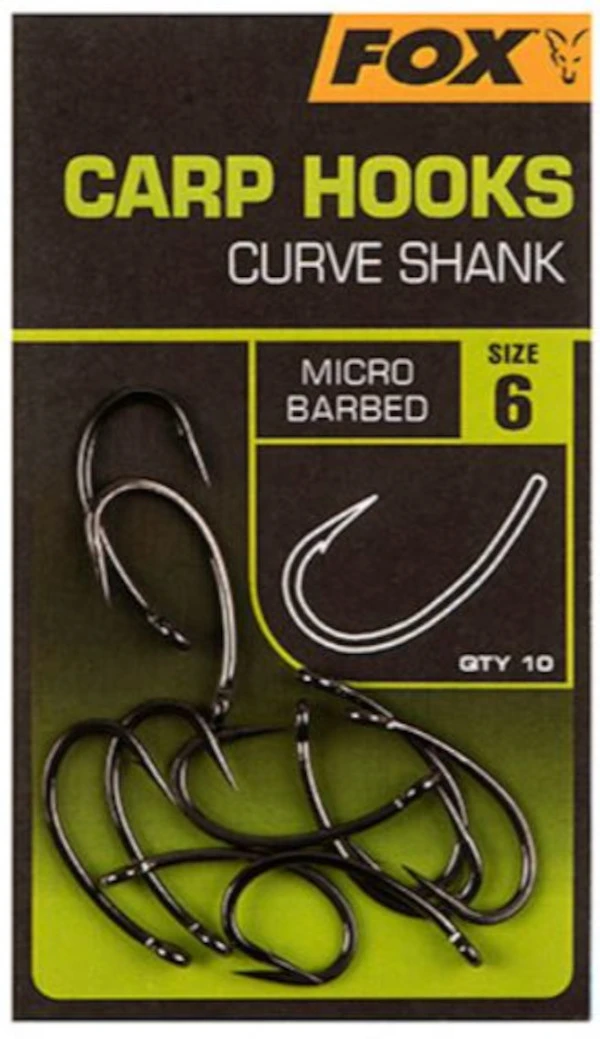 Fox Carp Hooks Curve Shank #2 1 Fox Carp Hooks Curve Shank #2