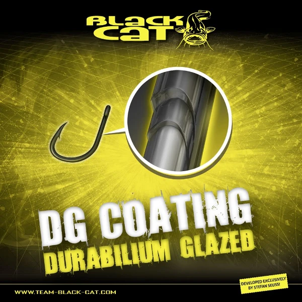 #4/0 Black Cat Treble DG DG Coating 5pcs 1 #4/0 Black Cat Treble DG DG Coating 5pcs
