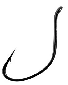 Gamakatsu LS-3524F New Label Eyed Hooks Black (13pcs) Size 8