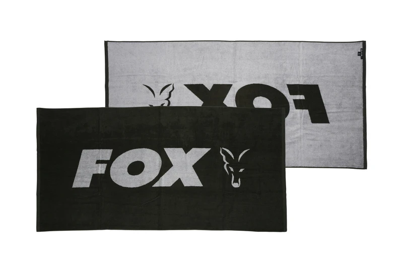 Fox Beach Towel 80 X 160cm Green/Silver 1 Fox Beach Towel 80 X 160cm Green/Silver
