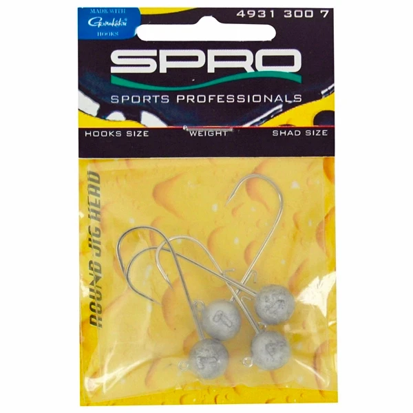 Spro Round Jig Head 3/0-5g 4pcs 1 Spro Round Jig Head 3/0-5g 4pcs