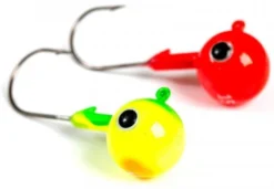 Fladen Jig Head Red/yellow 80g 10/0 2pcs
