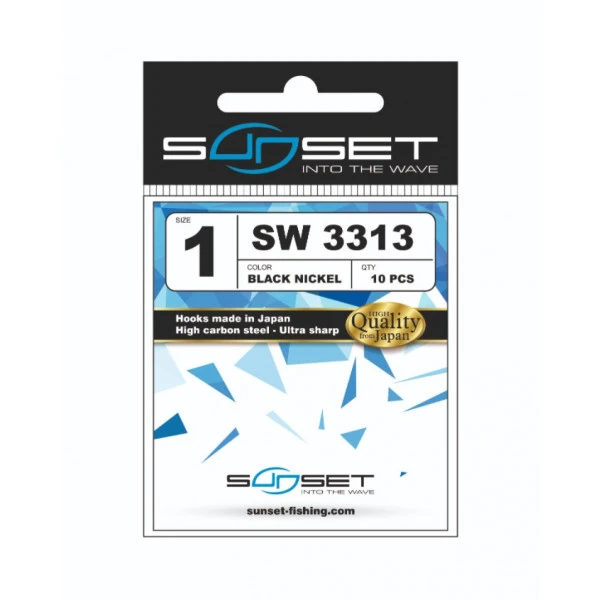 Sunset Sunhooks Sw 3313Bn #1 (10 Stuks) 1 Sunset Sunhooks Sw 3313Bn #1 (10 Stuks)