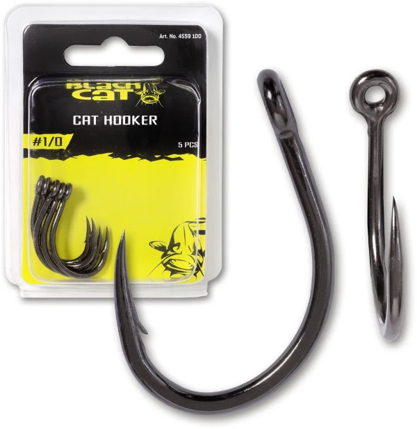 #1/0 Black Cat Cat Hooker DG DG Coating 5pcs 3 #1/0 Black Cat Cat Hooker DG DG Coating 5pcs – Bild 3