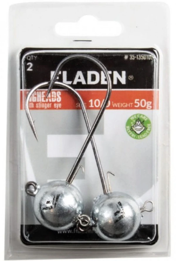 Fladen Jig Head With Stinger 80g 10/0 2pcs/pack 2 Fladen Jig Head With Stinger 80g 10/0 2pcs/pack – Bild 2
