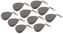 NGT Gecoat Camo Lood Flat Pear 100g (10 Stuks)