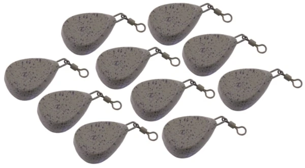 NGT Gecoat Camo Lood Flat Pear 100g (10 Stuks) 1 NGT Gecoat Camo Lood Flat Pear 100g (10 Stuks)