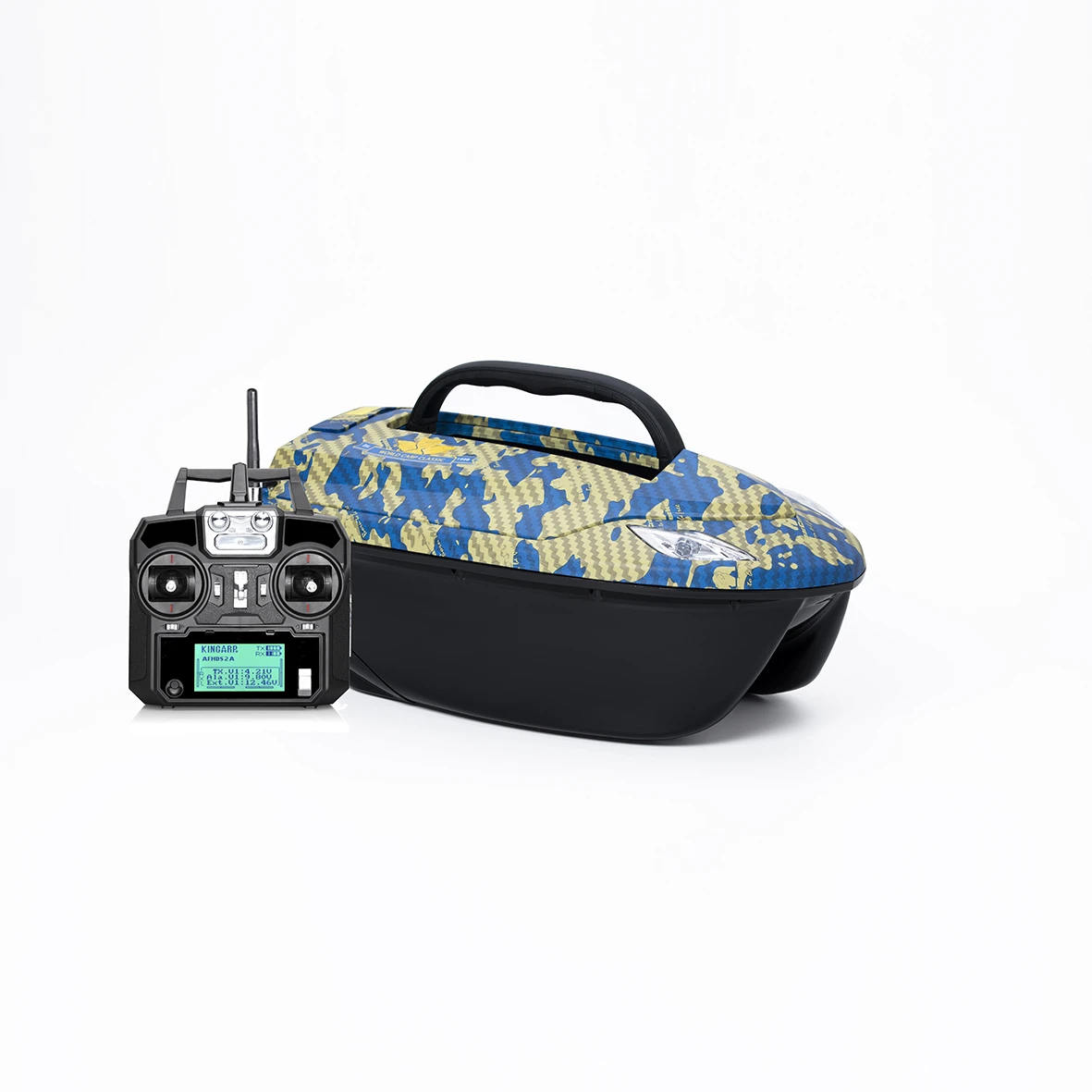 BearCreeks ICatcher Mini Baitboat Lithium 5.8GHz Camou 1 BearCreeks ICatcher Mini Baitboat Lithium 5.8GHz Camou