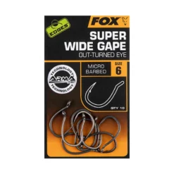 Fox Edges Armapoint Super Wide Gape Outturned Eye Karper Haak #2 (10 Stuks) -Velo Feuer Verkäufe ec5f6d4694ee7cf5